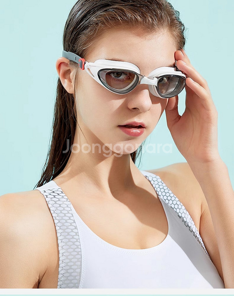 수경 고급 수영 고글 수영고글 세련된 nining 리닝 수경 정품 신형--3